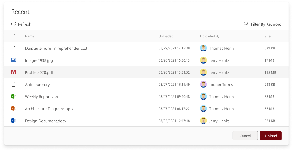 eTask Task List View